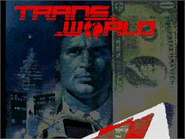 Title screen of Transworld on the Atari ST.